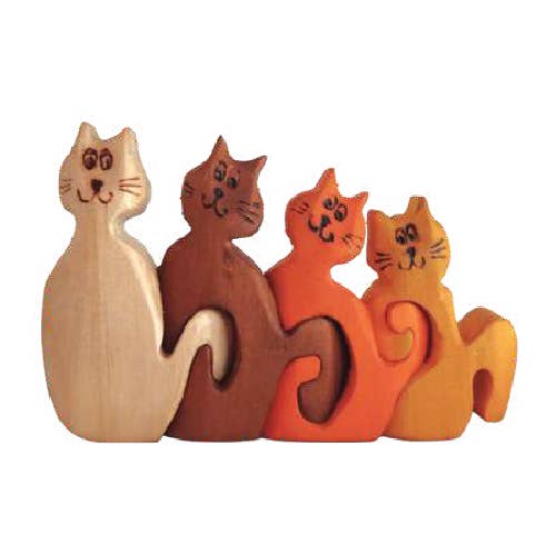 4 Cats In A Row for wholesale by Restoration Oak