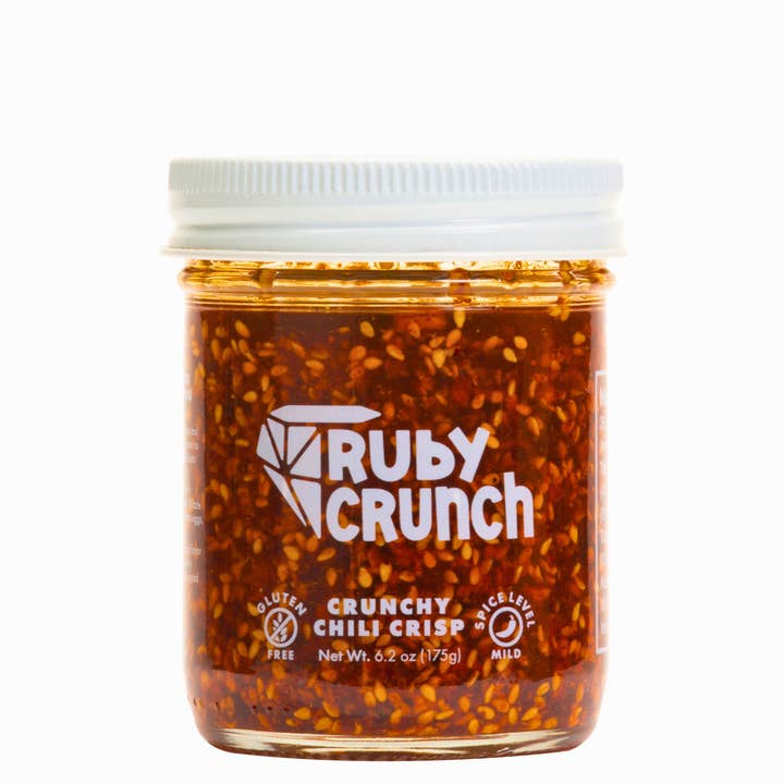5 Lakes Flavor - Wholesale Sauce - Chili Crisp with Olive Oil – Ruby Crunch Original, 8oz Jar1