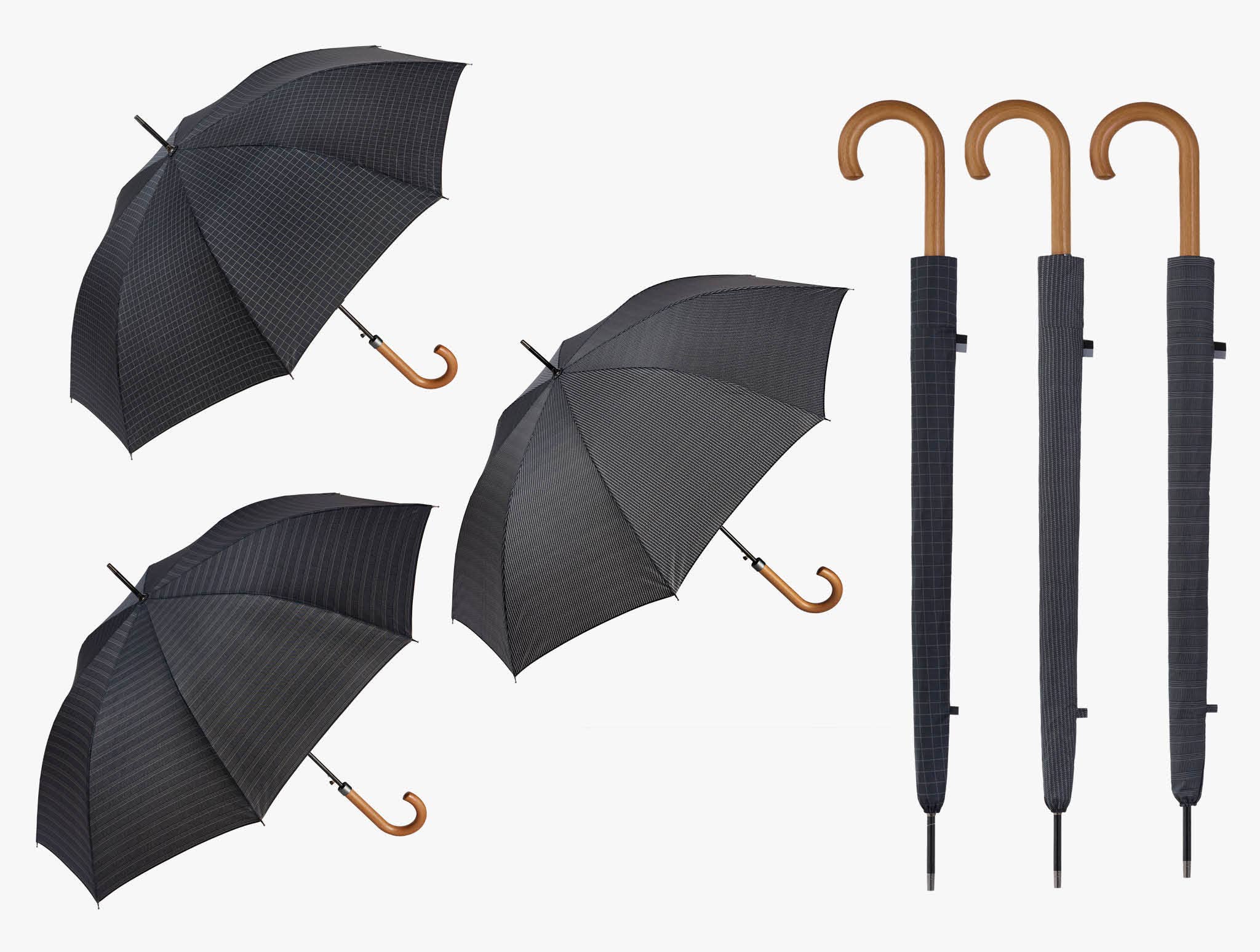 Clima Umbrellas - Wholesale Umbrella - Unisex - Automatic Long Umbrella with "Coffee" Print | Windproof0
