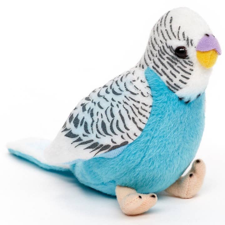 Uni Toys - Wholesale Stuffed/Plush Toy - Kids & Baby - Budgie (blue) - Without voice - cuddly/plush toy0
