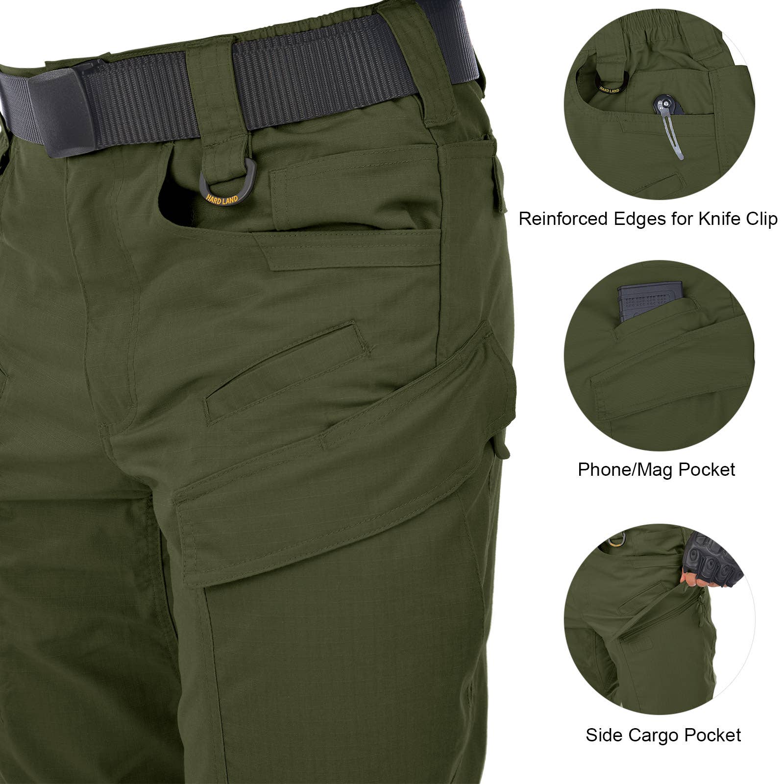 Qing Dao Lai Si Ma Te Fang Zhi You Xian Gong Si - Wholesale Pants - Men's - Men's Work Cargo Pants Ripstop 14 Pockets Water Resistant27