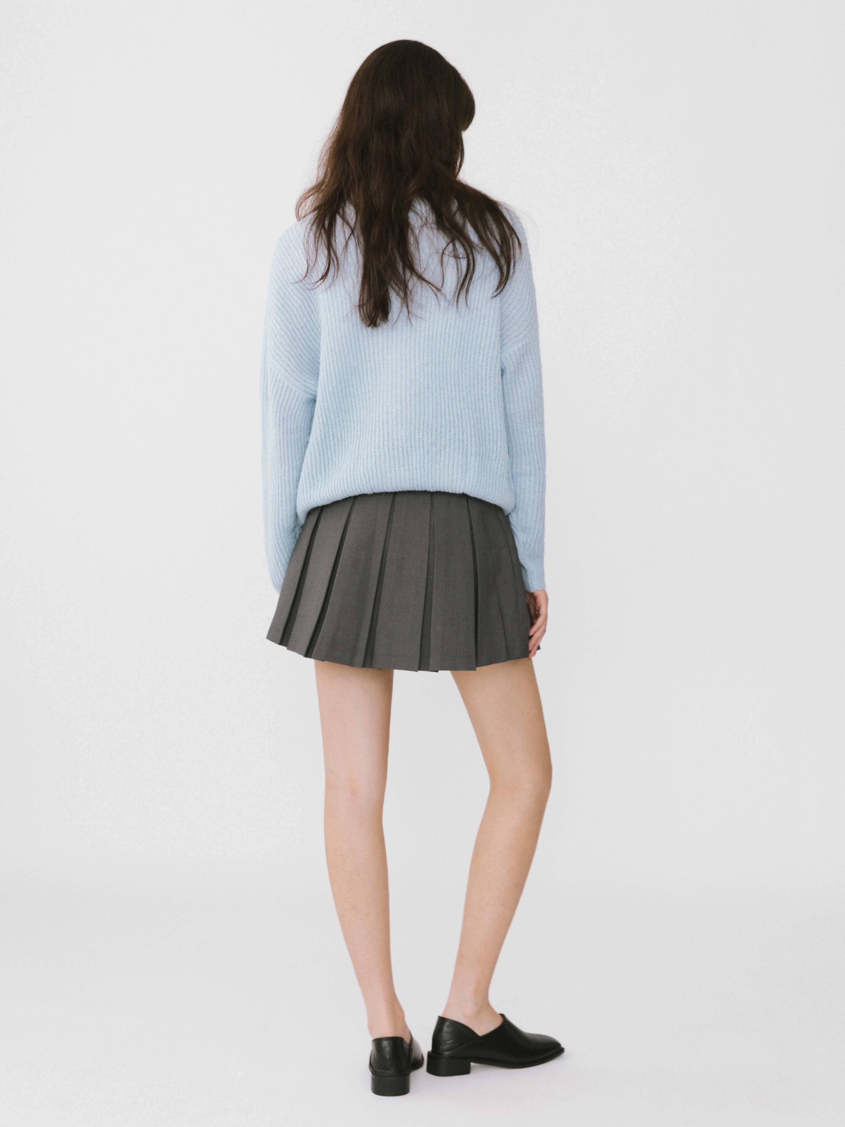 CUBIC – Engroshandel Cardigan - Dame – Casual ribstrikket cardigan med V-hals25