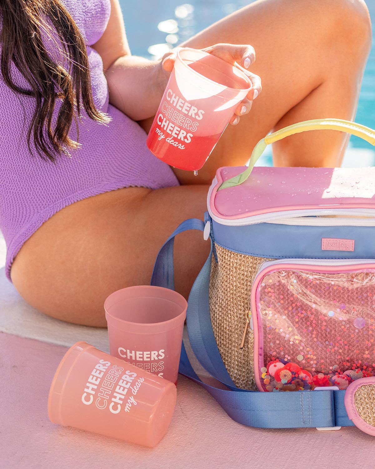 Packed Party – wholesale Disposable cup – Cheers My Dears Color Changing Reusable Cups Set6