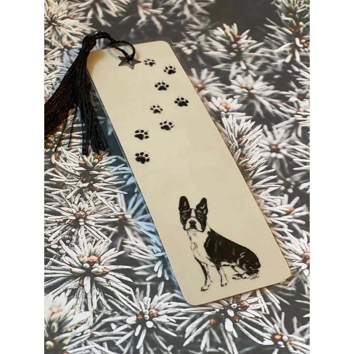 Boston Terrier Bookmark for wholesale by The Painted Lace