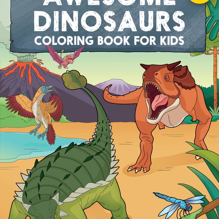Sourcebooks - Wholesale Coloring & Activity Book - Kids & Baby - Awesome Dinosaurs Coloring Book for Kids