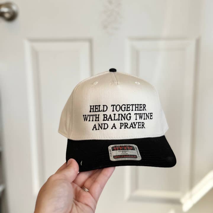 Geborduurde Hoed met Touw en een Gebed voor wholesale door Southern N Savvy