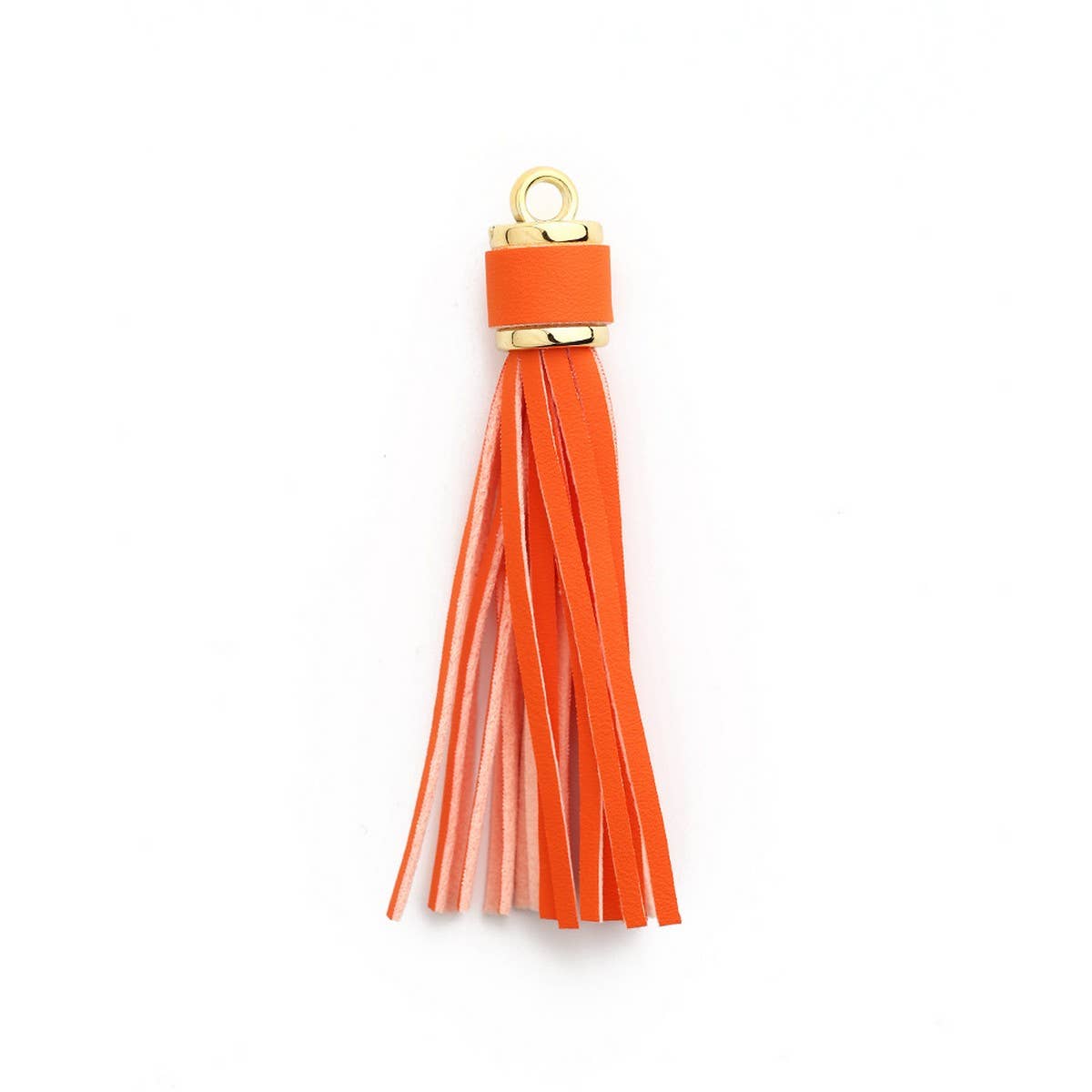 ACCITY - Wholesale Keychain - Unisex - Leather Fringe Keychain, PU Tassel Bag Charm_CWAB50075