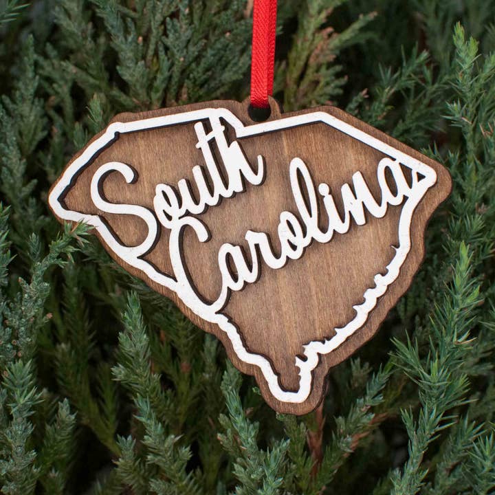 South Carolina Christmas Ornament for wholesale by The Little Ornament Shop