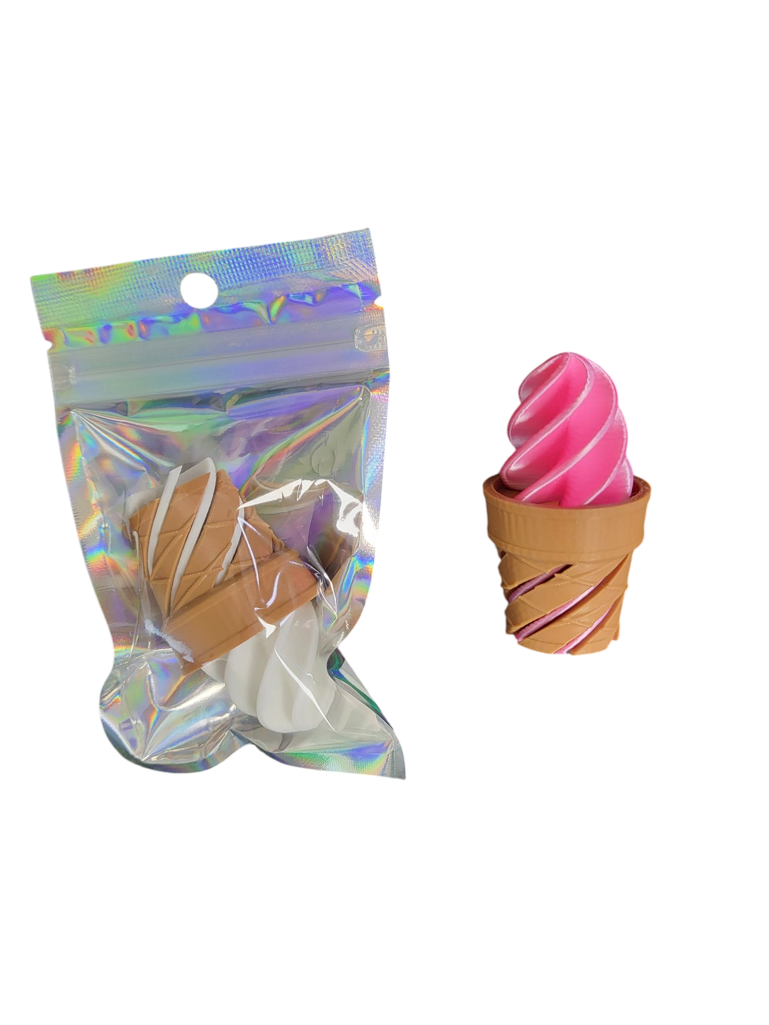 Handee Products (HPC) - Wholesale Fidget Toy - Kids - Cute Ice Cream Cone Fidgets - Display Box1