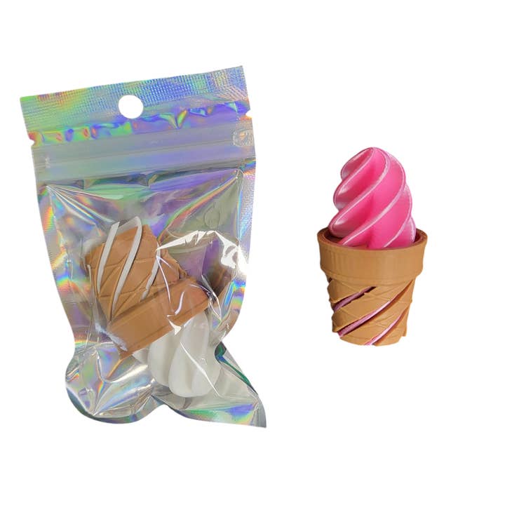 Handee Products (HPC) - Wholesale Fidget Toy - Kids - Cute Ice Cream Cone Fidgets - Display Box1