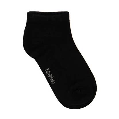 Svarta bambusockor till ankeln (sömlös tå) för vuxna för wholesale av Polly and Andy