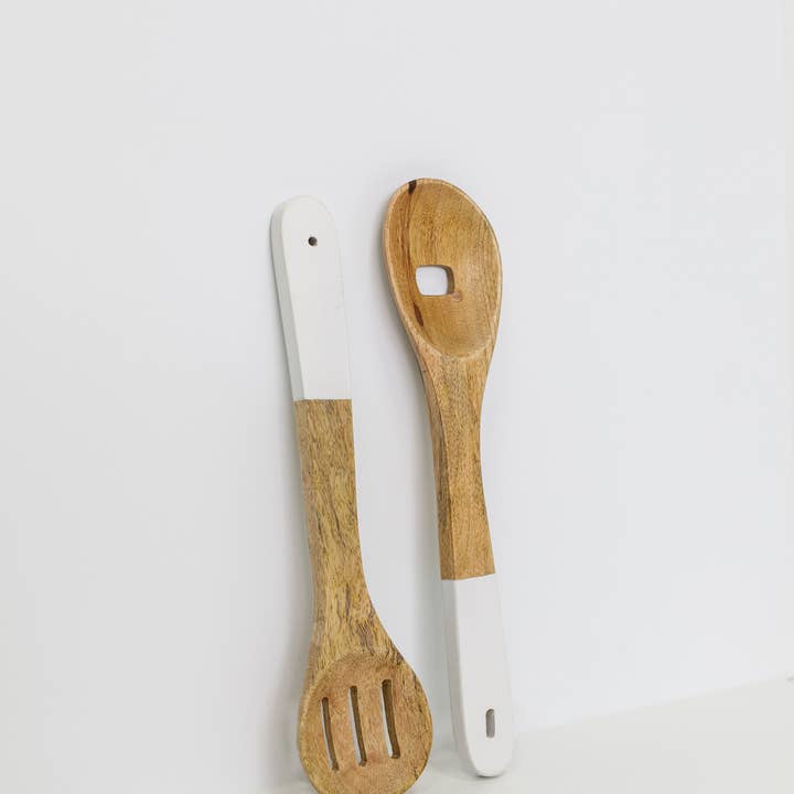 Jan Studio - Wholesale Kitchen Utensil Set - Hand-painted Mango Wood Utensils1