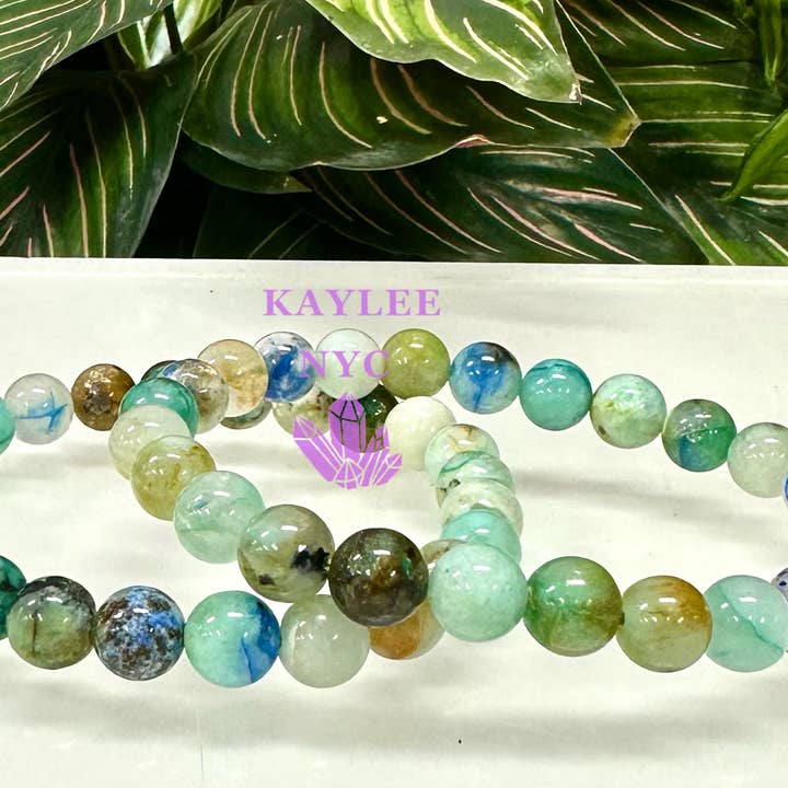 KayleeNYC - Wholesale Beaded Bracelet - Natural Fynchenite 8mm 7.5” Crystal2