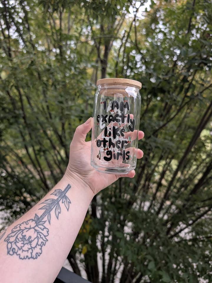 Girl's Sipper Glass for wholesale by Howdy May Co.