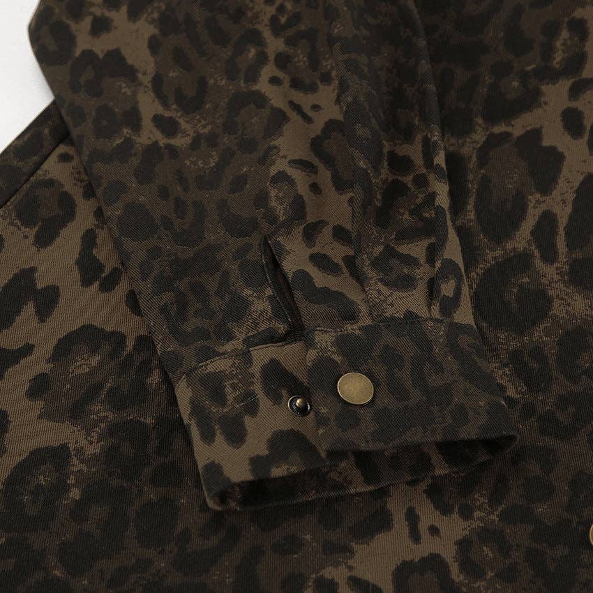 Marayn - Wholesale Jacket - Women's - Retro Leopard Print Autumns Chic Versatile British Style13