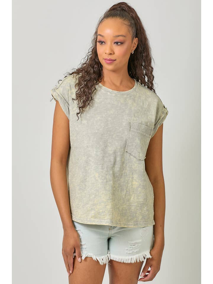 Mystree - Wholesale T-Shirt - Women's - 61119 Washed Slouchy Essential Tee6