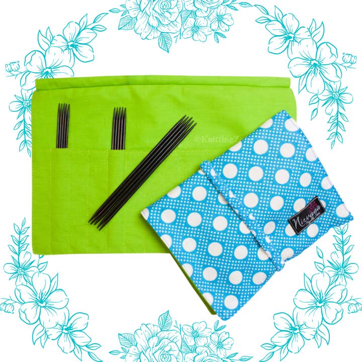 Nirvana 6" Ebony Double Pointed Sock Gift Set with Nirvana Case for wholesale by The KnittingZone