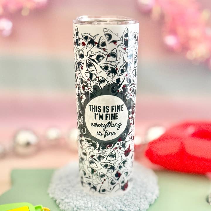 Gobelet isotherme 20oz It's Fine Sharks pour la vente par HandCrofted