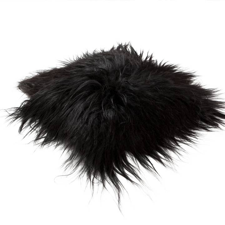 DYRESKINN® - Wholesale Chair/Sofa Slipcover - Chairpad Icelandic black (37X37cm)2