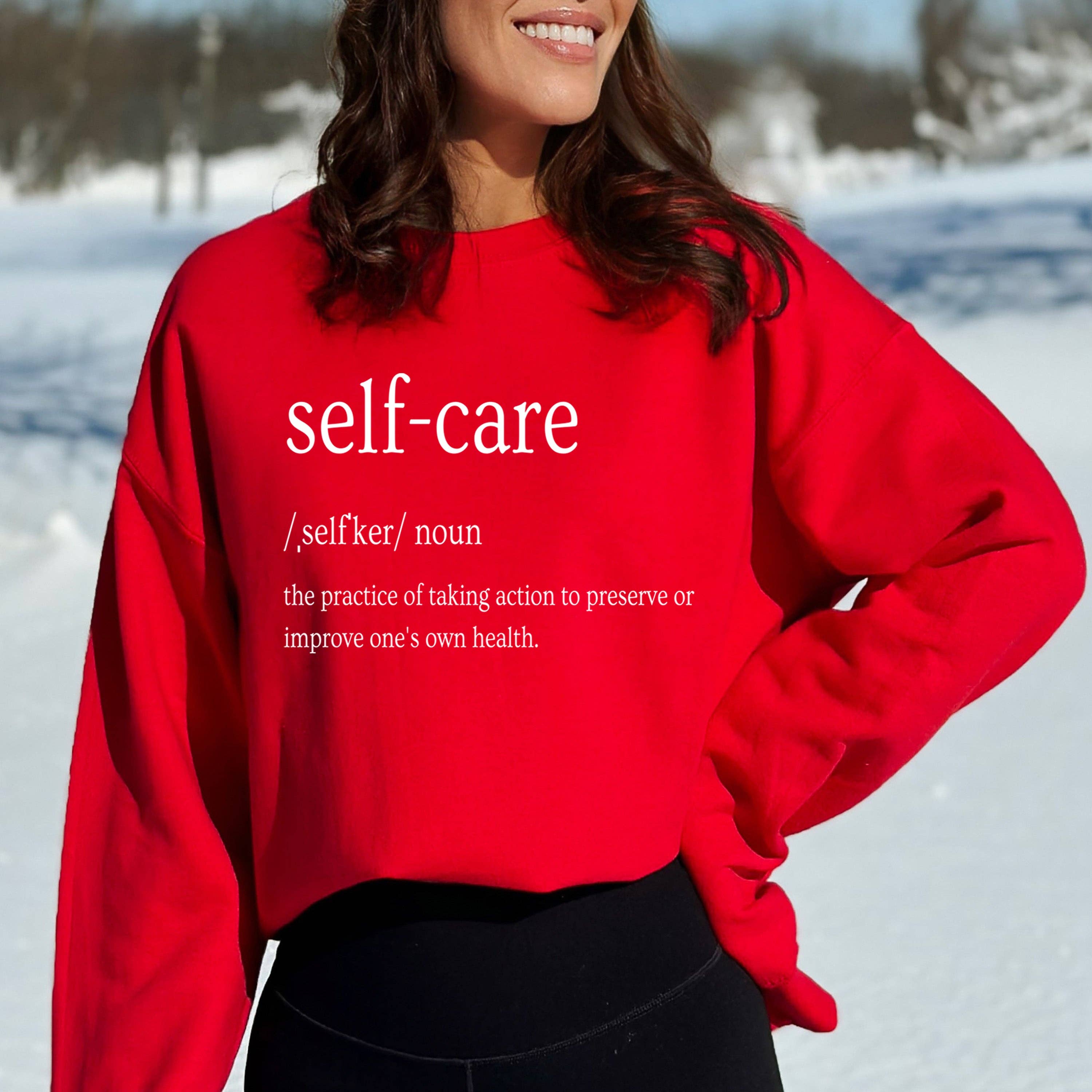 LA Shirt Company - Wholesale Graphic Sweatshirt - Women's - Self Care - Sweatshirt2