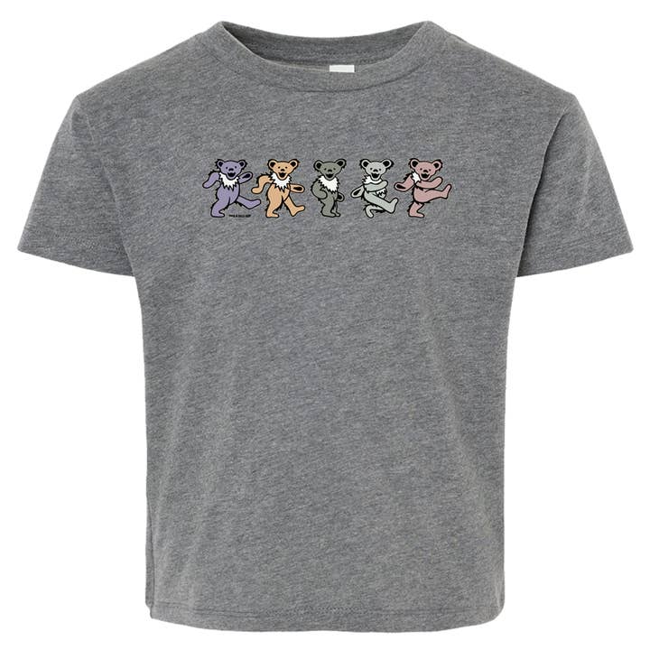 Grateful Dead Pastel Bears Juvenis T por atacado de Little Hippie LLC