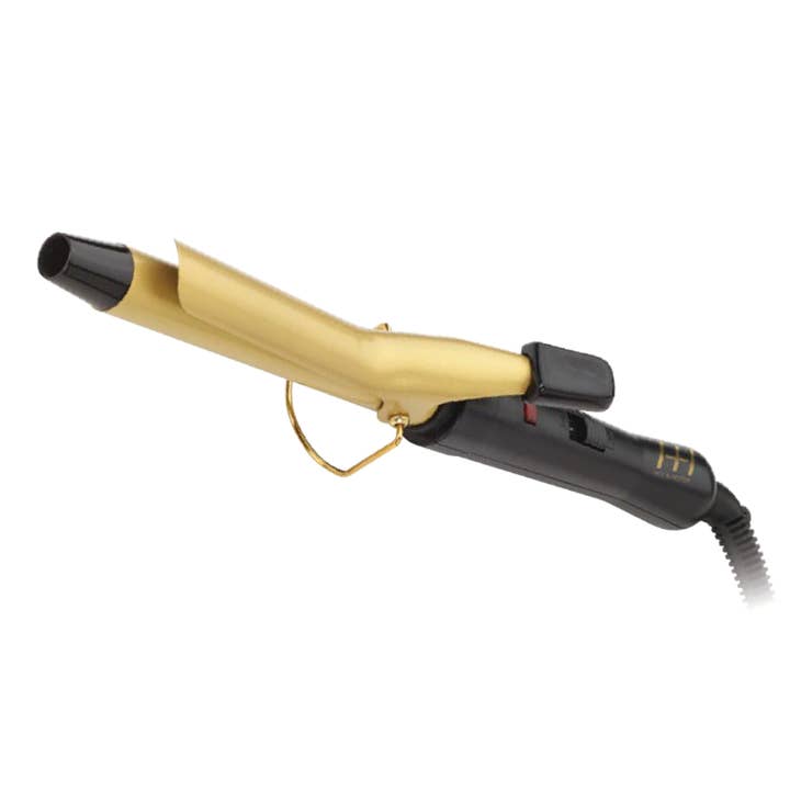 Annie International, Inc. - Wholesale Curling Iron/Wand - Hot & Hotter Gold Ceramic Electric Curling Iron 3/4 inch