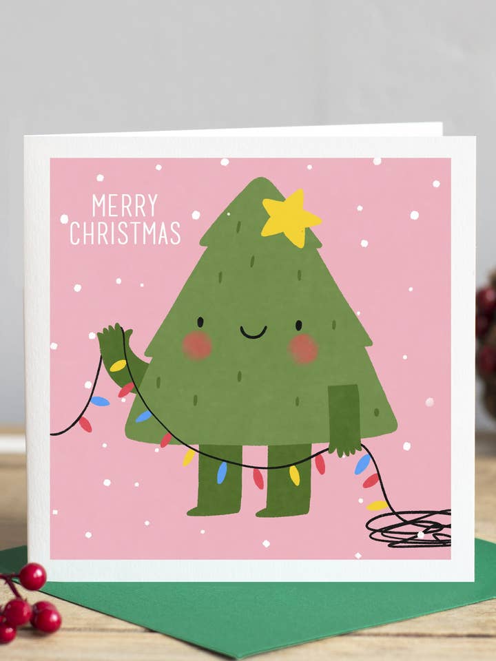 Vinke Tree Julekort for engroshandel hos Lisa Marie Designs ™