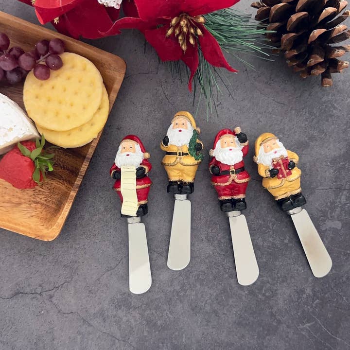 Supreme Housewares - Wholesale Cheese Spreader - Ho Ho Ho Polyresin Cheese Spreader5