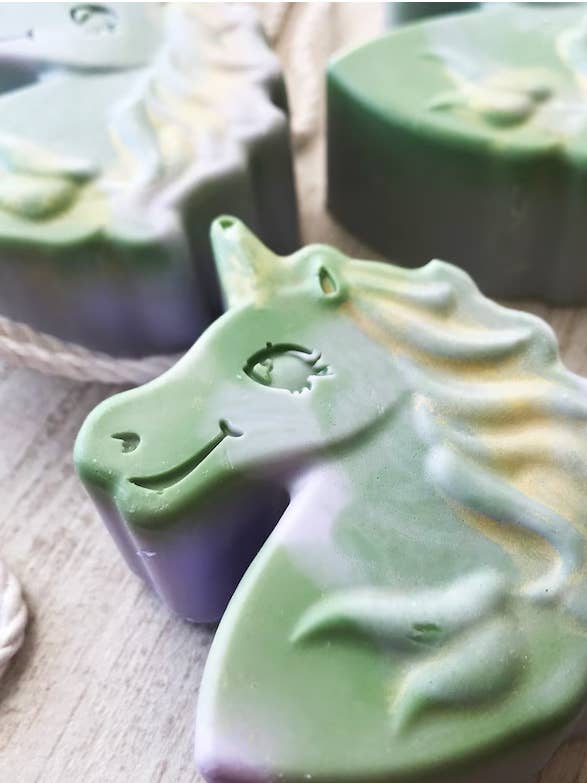 Unicorn Soap on a Rope, Gifts for Kids, Unicorn Gifts for wholesale by Rope Soap Co.