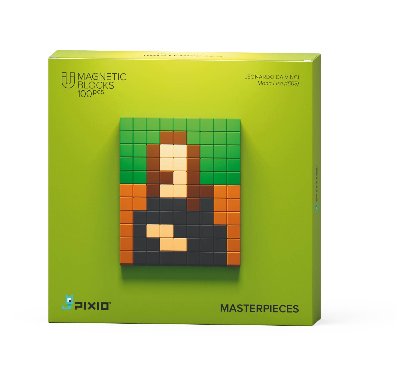 PIXIO - Wholesale Building Set - Kids - Masterpieces Leonardo Da Vinci - 100pc Magnetic Set