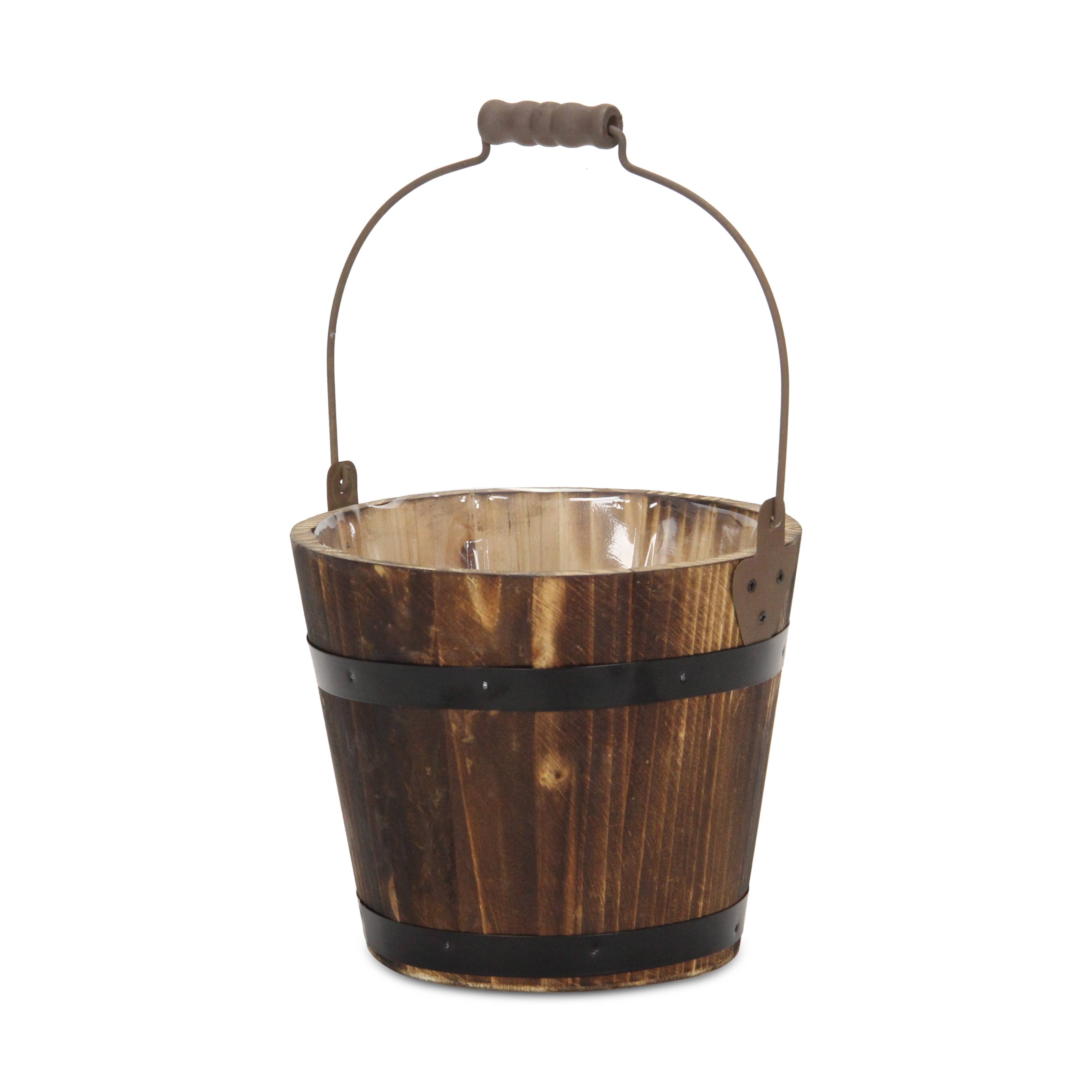 Cheungs Home Decor - Wholesale Bucket/Pail - Felicity Decorative Wooden Bucket2