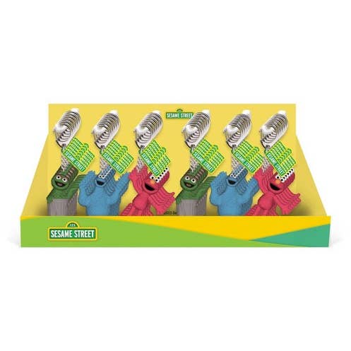 Sesame Street Backpack Clips 36-unit display for wholesale by Precious Moments