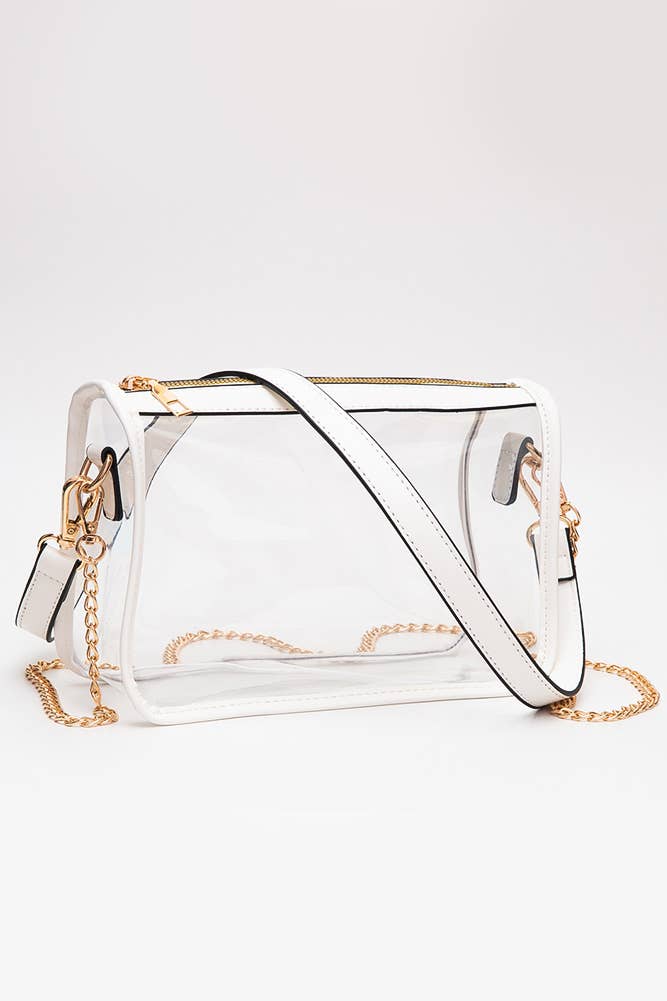 Hana – wholesale Crossbody bag – Women's – Clear Rectangle Stadium Concert Crossbody Bag14