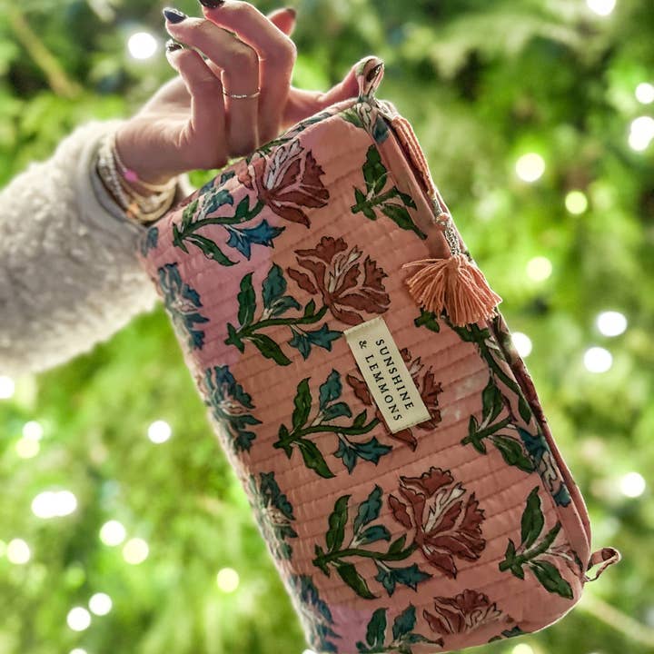 Sunshine & Lemmons - Wholesale Makeup/Cosmetic Bag - Hattie Cosmetic Bag1