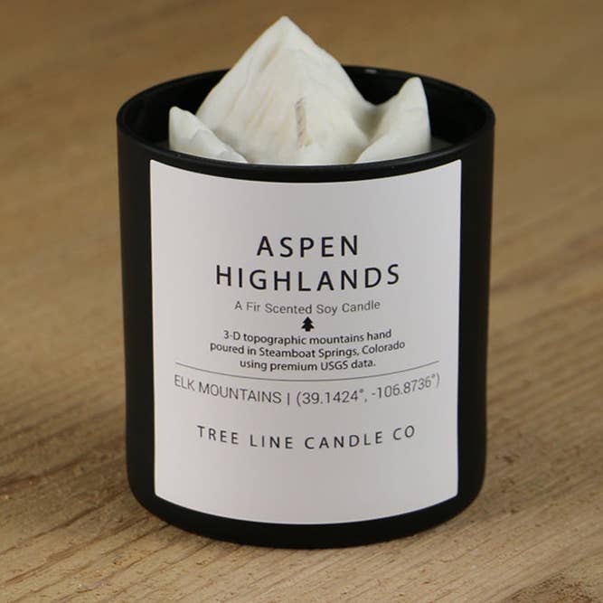Aspen Highlands Candle for wholesale by Tree Line Candle Co