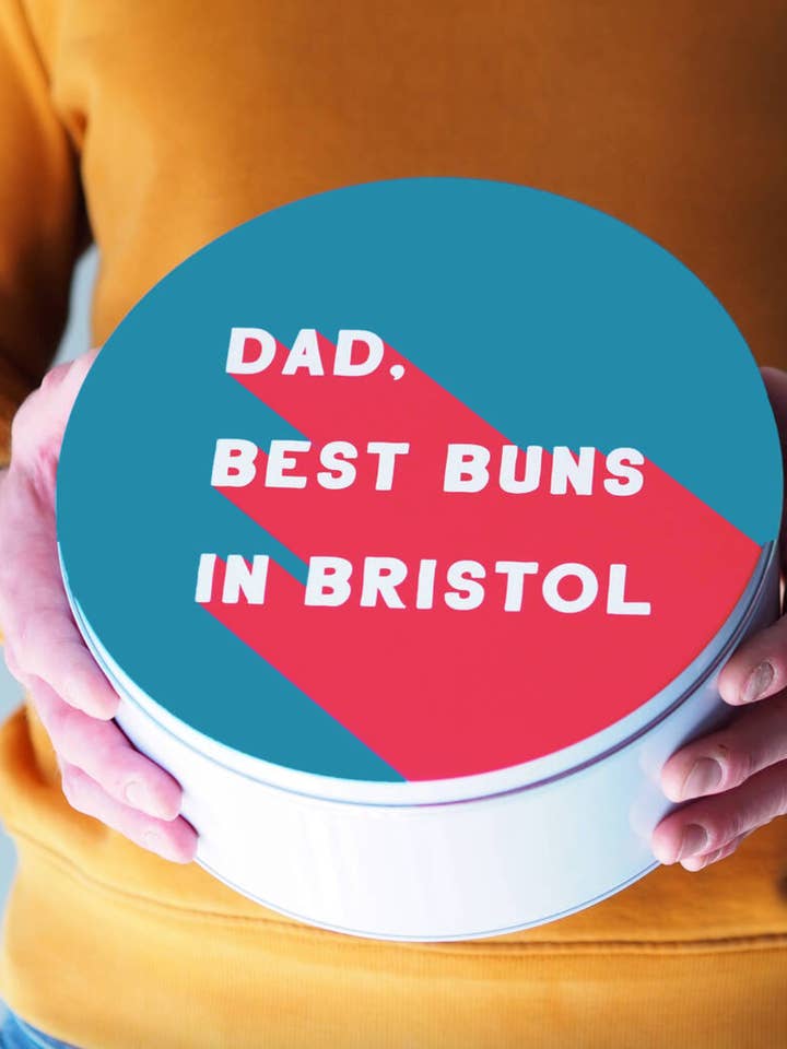 Personalised Slogan Cake Tin for wholesale by CloudsandCurrents