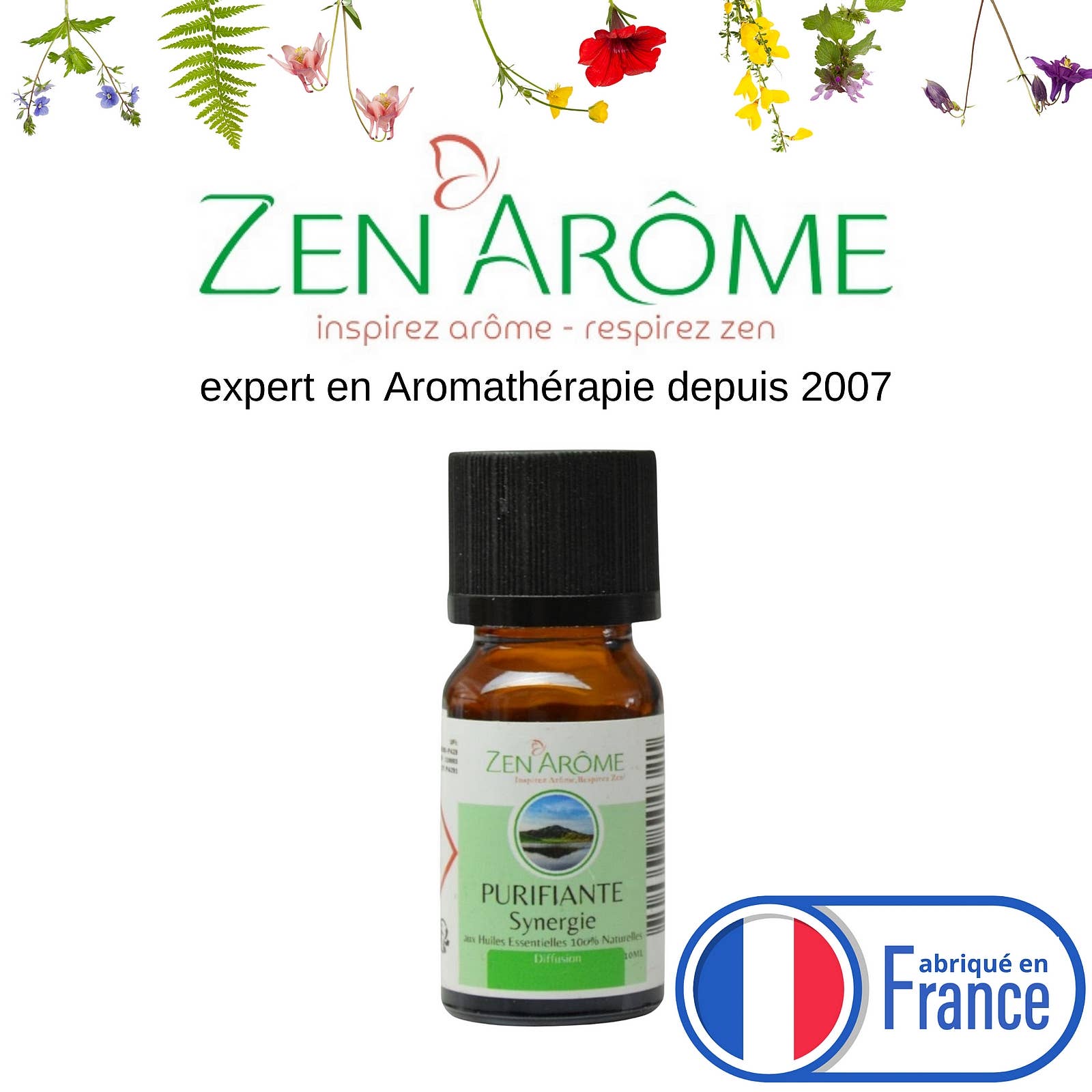 Zen'Arôme - Wholesale Essential Oil - Purifying Essential Oil Synergy for Diffuser - 10 ml6