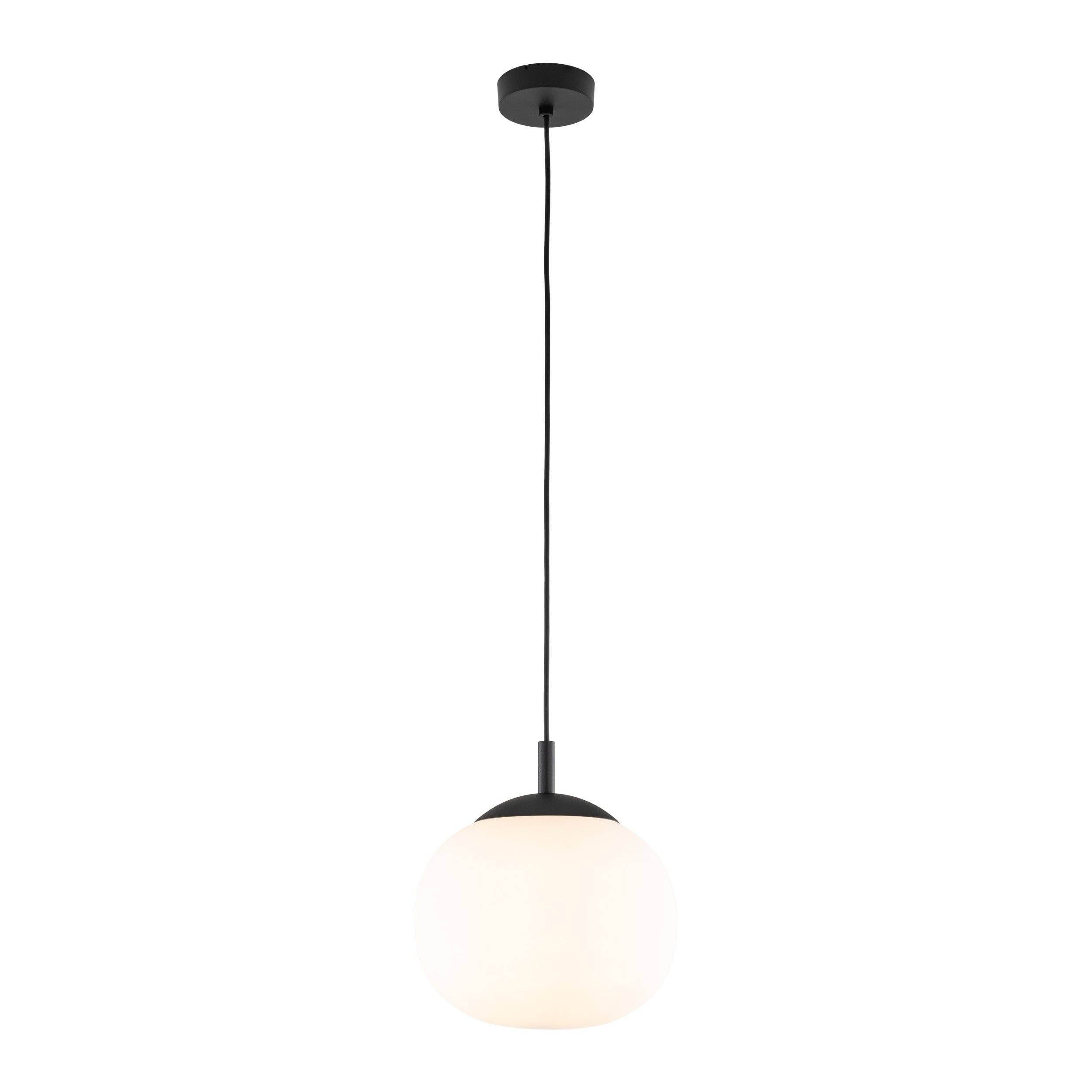 LumoCrafts - Vente Lustre/Suspension - VIBE suspension scandinave en verre blanc3