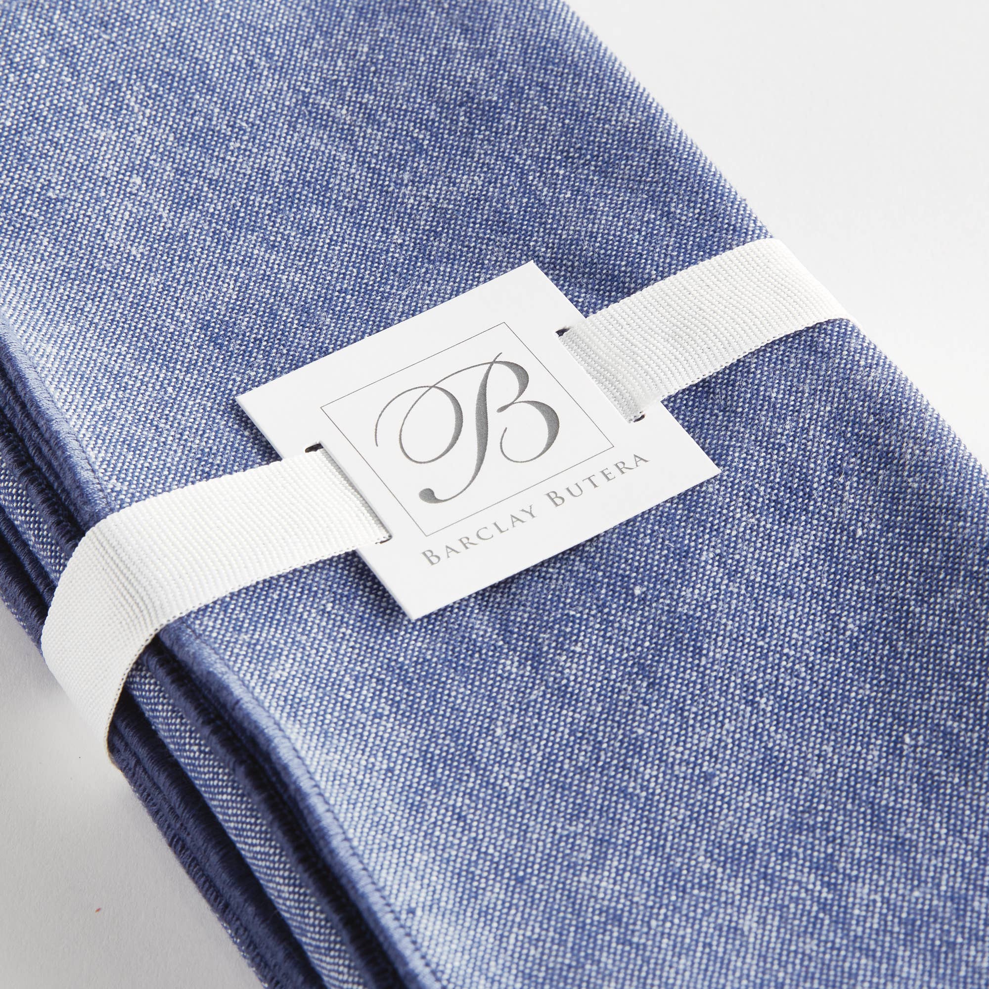 Napa Home & Garden - Wholesale Dinner & Cloth Napkin - Barclay Butera Miramar Dinner Napkins, Navy Blue2