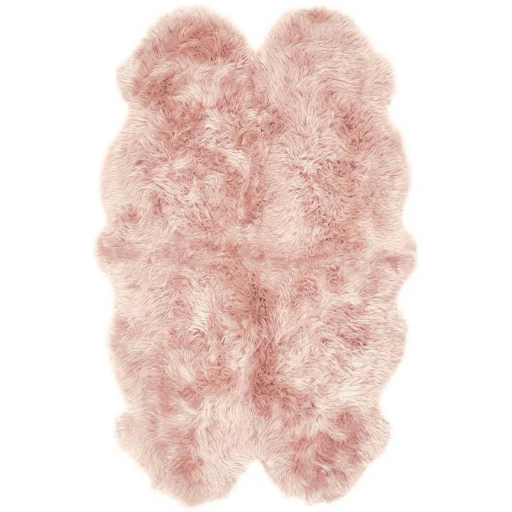 Phoenox Textiles – wholesale Area rug – Origins Genuine Sheepskin Adobe Rose