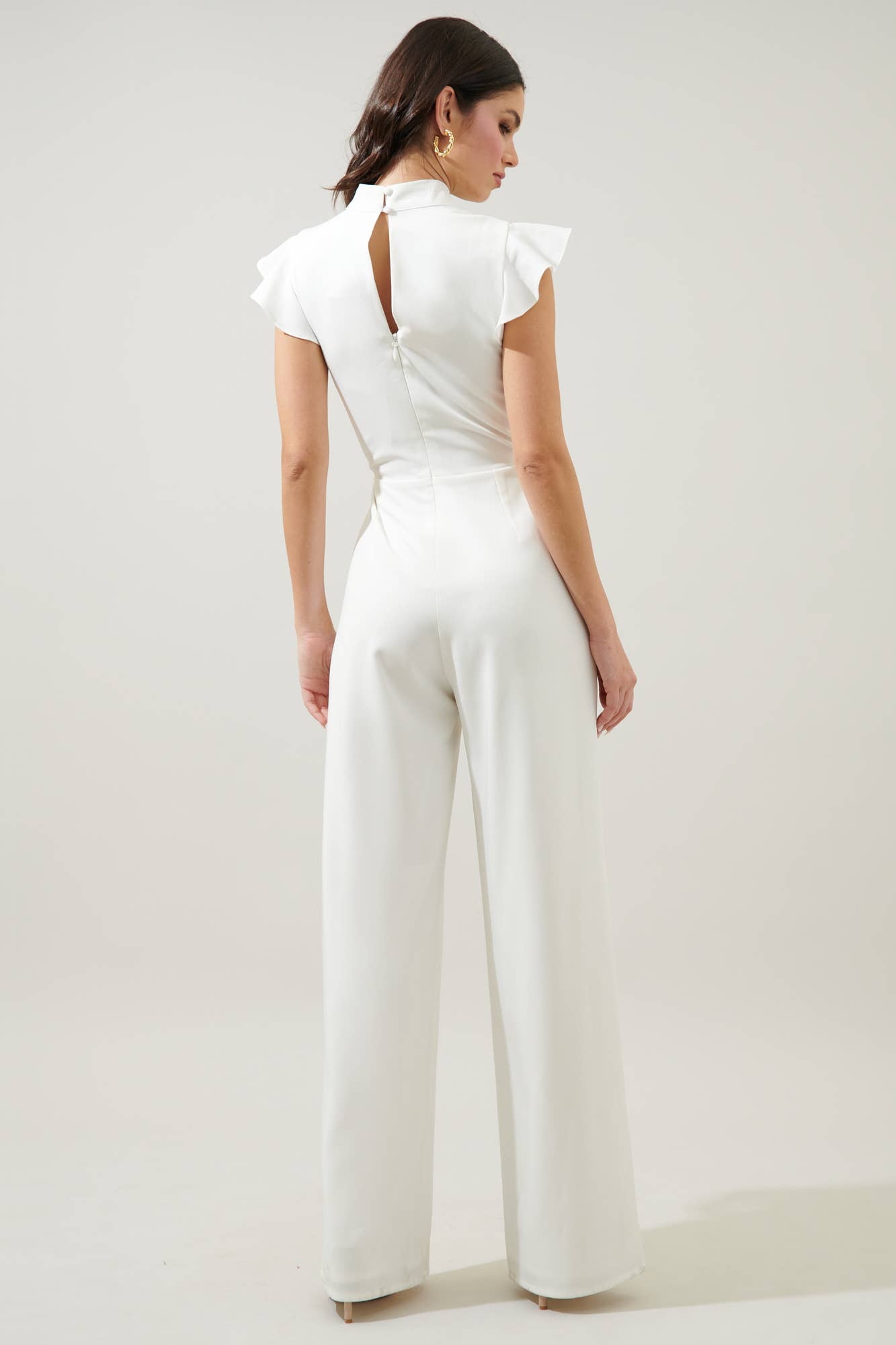 Sugarlips - Vendita all'ingrosso Tuta intera - Donna - Tuta a gamba larga con scollo a lupetto Manuela6