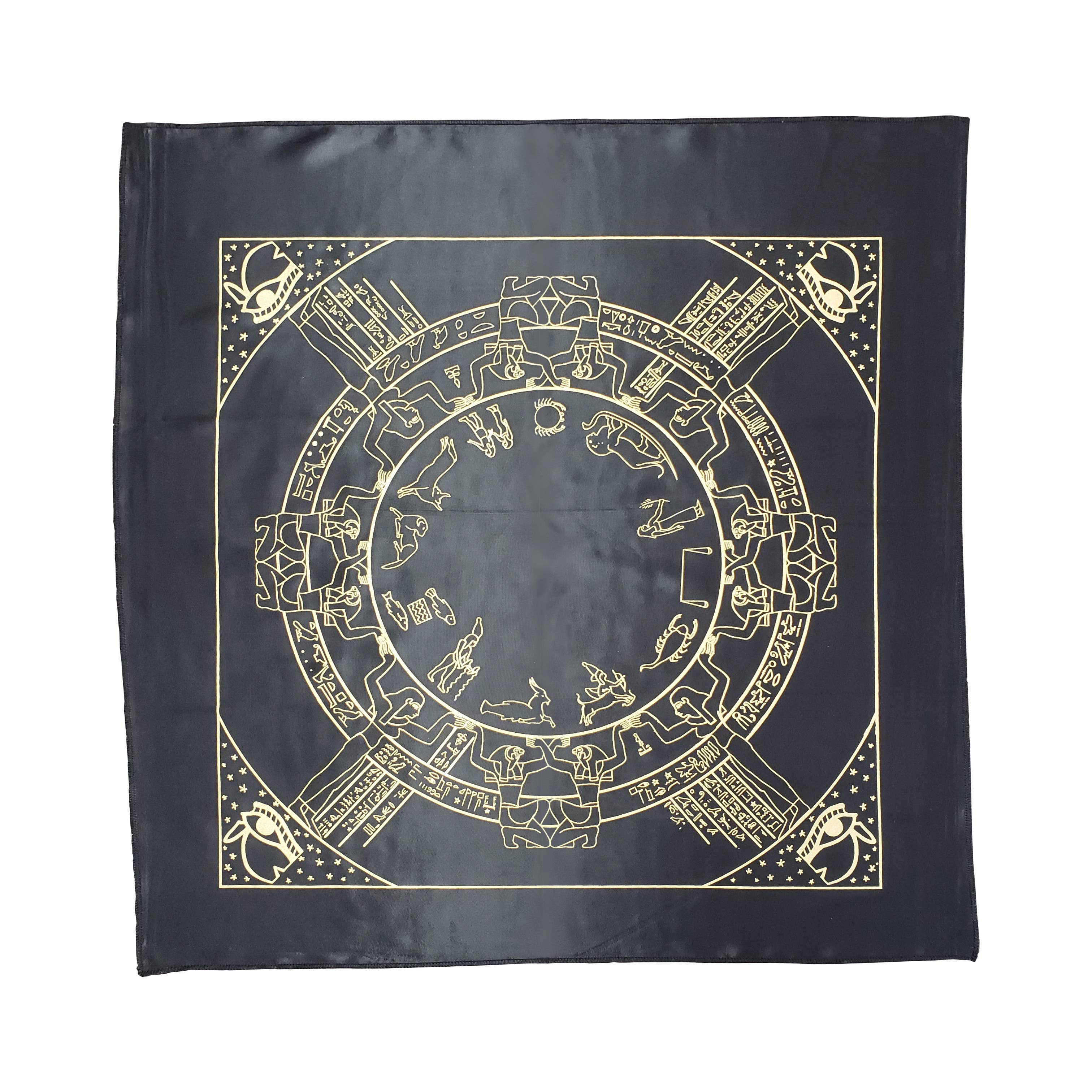 Discoveries, Inc. - Wholesale Tablecloth - Egyptian Dendera Zodiac Altar Cloth/Scarf