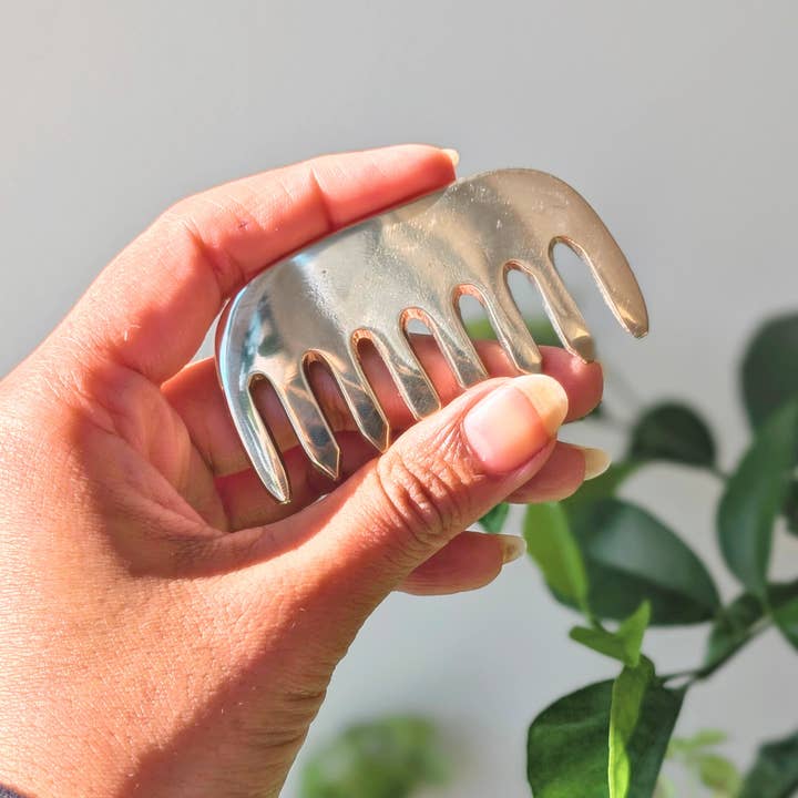 Herbal Edge - Wholesale Hair Brush/Comb - Kansa Massage Comb6