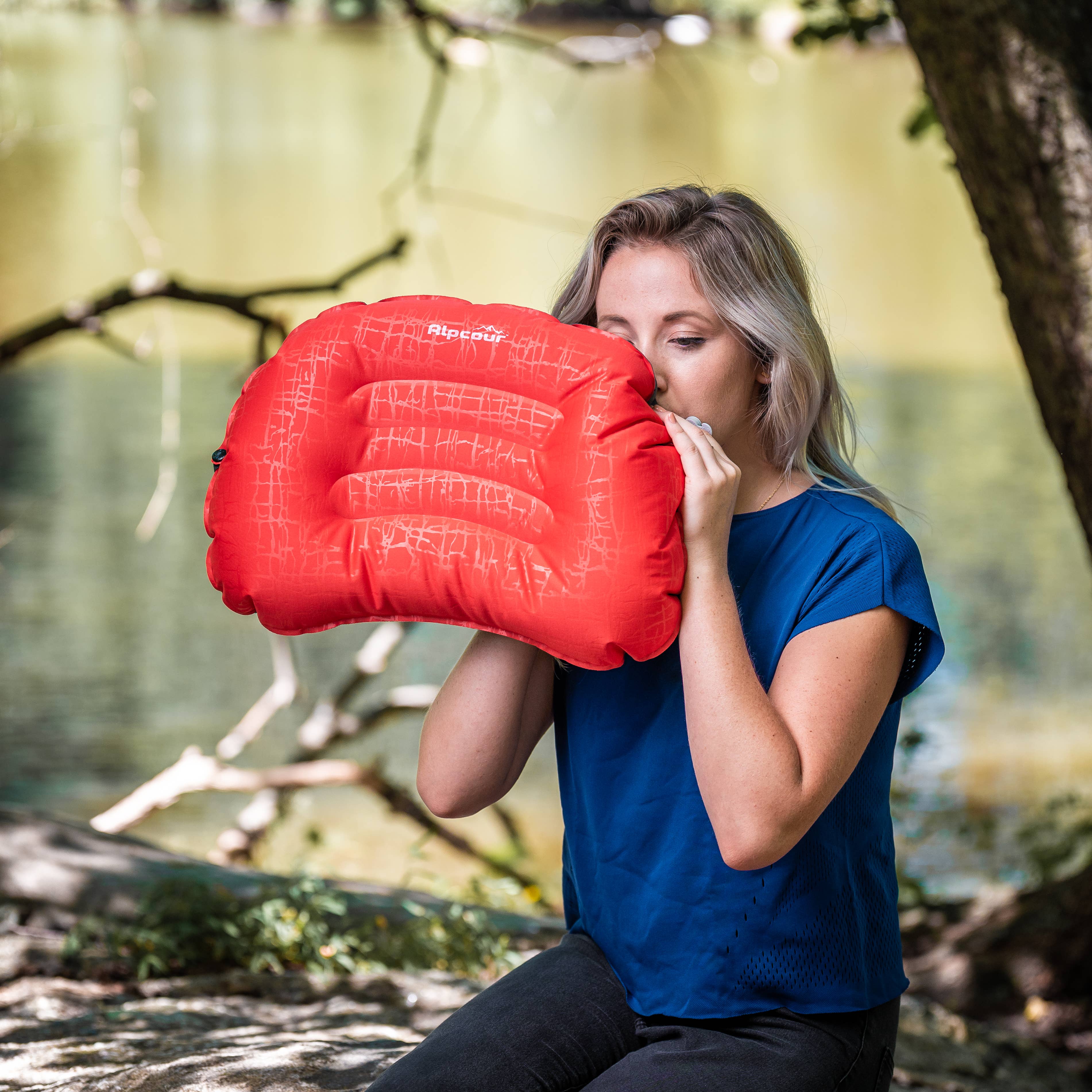 Alpcour - Wholesale Travel Pillow - Alpcour Inflatable Camping Pillow7
