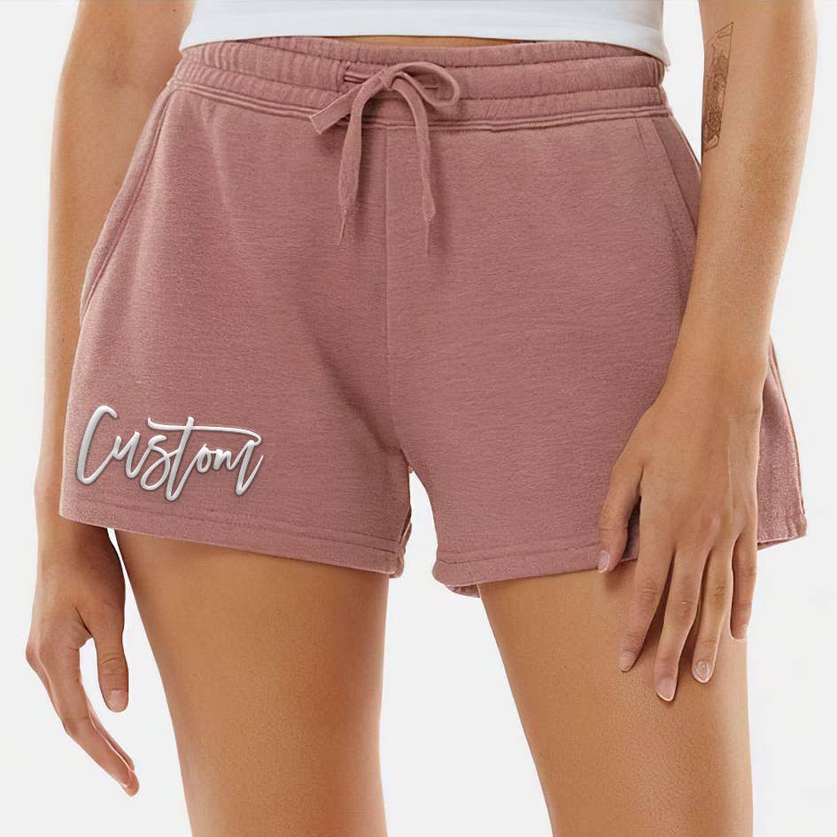 Nobullwoman Apparel - Wholesale Shorts - Women's - CUSTOM Puff Print Women's Wave Wash Shorts8