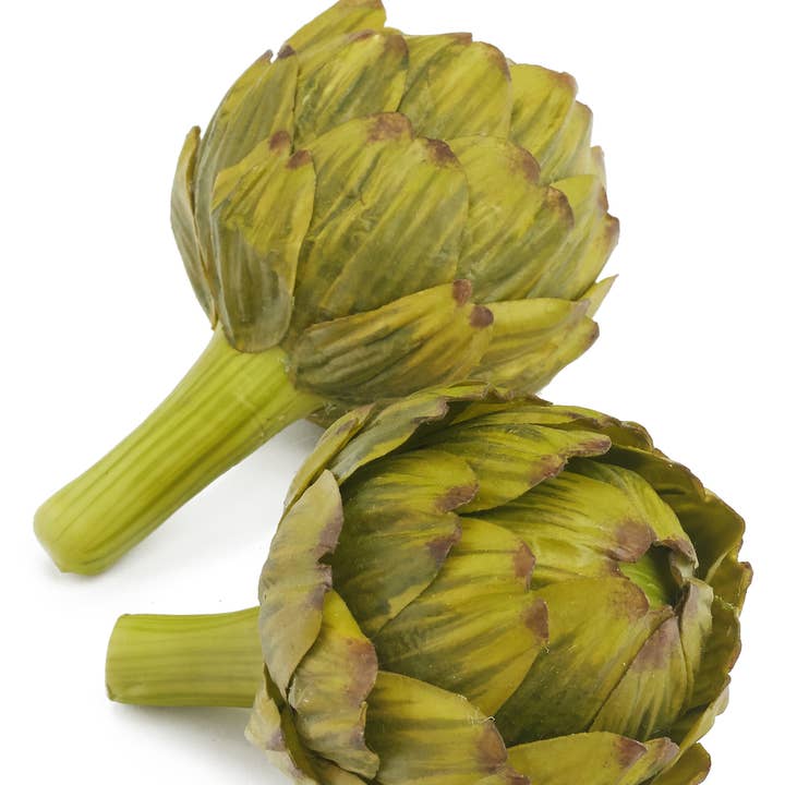 Studio Specialties - Wholesale Decorative Tabletop Object - ARTICHOKES S/2 GREEN 4.5''0