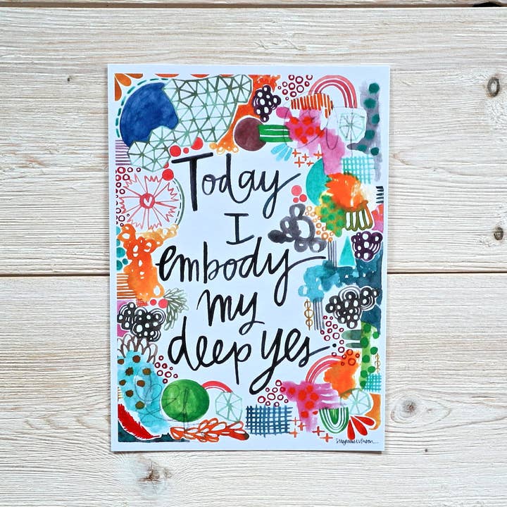 Tief ja - 5 x 7 „Kunstdruck für den Großhandel von Silver Tree Art by Suzanne L. Vinson