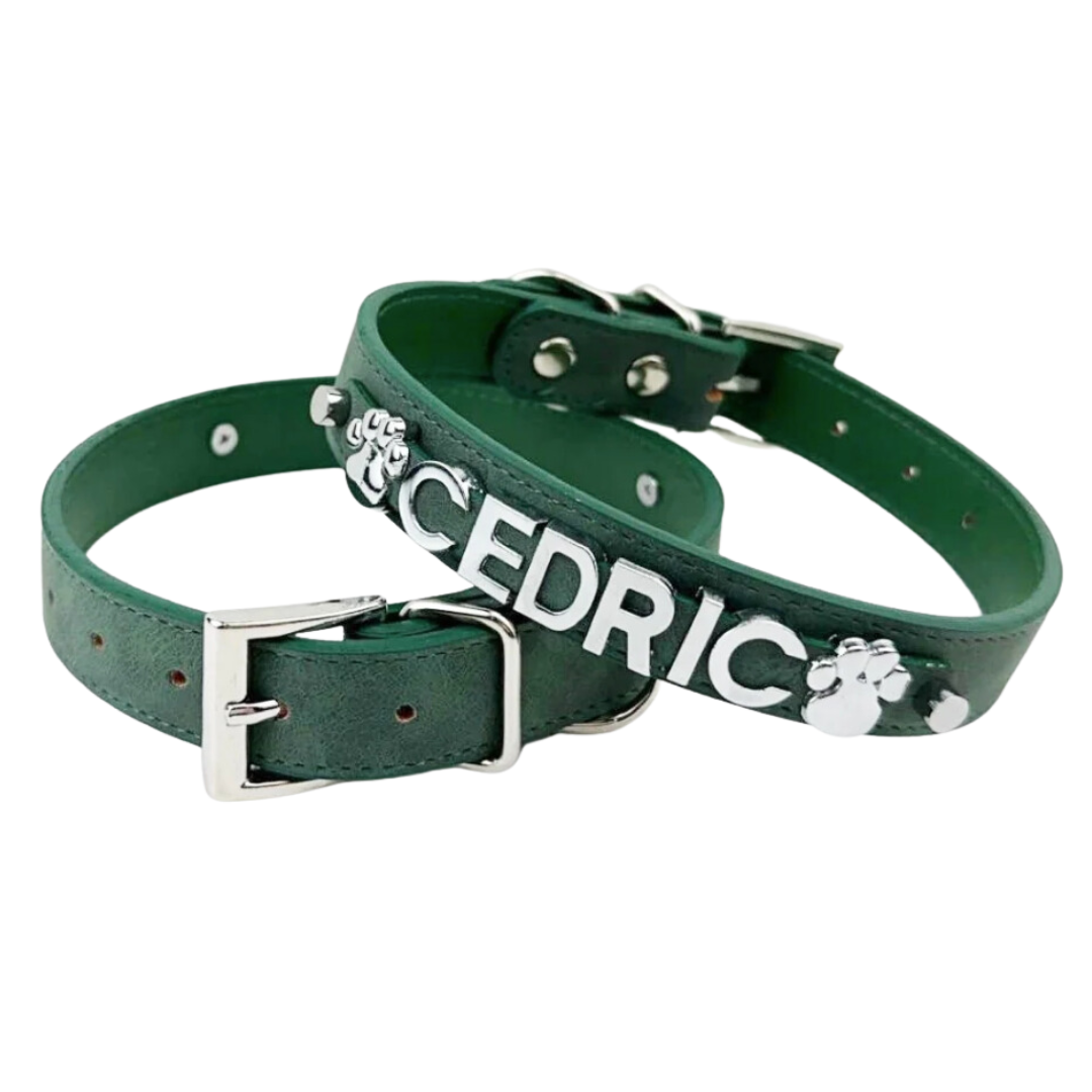 House of FurBaby - Vente Collier – chat et chien - Collier pour animal personnalisé en suède - 3 options de couleur4