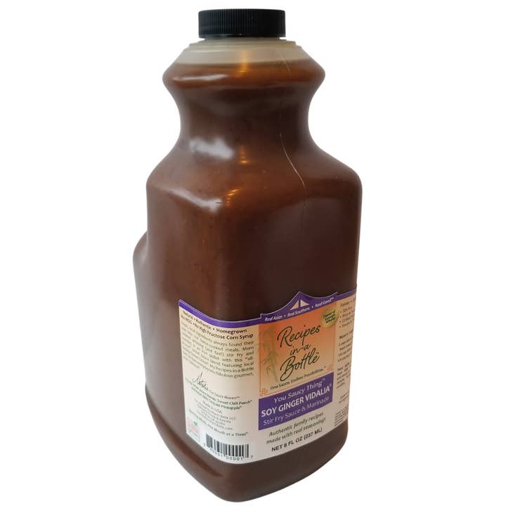 64 oz jug Soy Ginger Vidalia Saute Sauce & Marinade for wholesale by Global Hearth