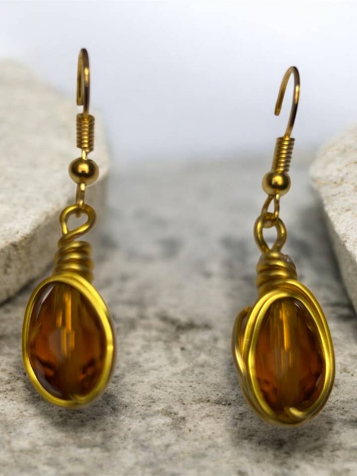 Boucles d'oreilles ambre pour la vente par Zalery